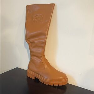 Tan Knee-High Boots